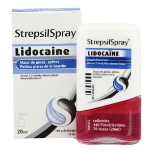 Strepsilspray Lidocaine Fl 20m