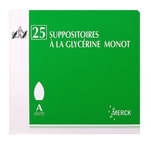 Glycerine Sup Ad Monot S25
