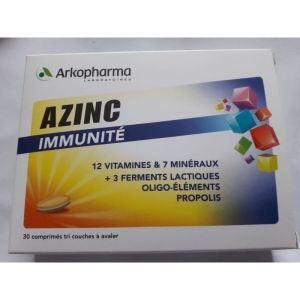 Azinc Immunité Comprimés boite de 30