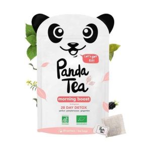 Panda Tea Morning Boost Detox 28 sachets: Thé à base de plantes Bio