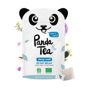 Panda Tea Sleep Well 28 sachets: Thé à base de plantes Bio