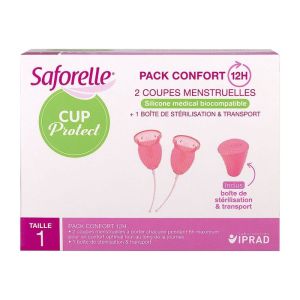 Saforelle Cup Menstruelle pack de 2