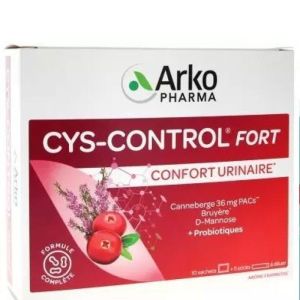 cys-control fort confort urinaire boite 10 sachets +5 sticks à diluer