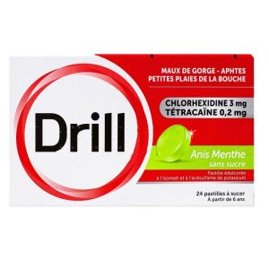 Drill Pastilles Anis Menthe S/s 24