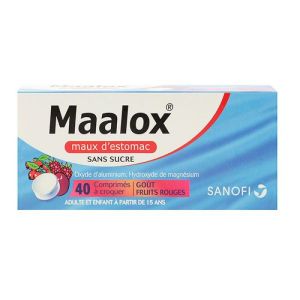 Maalox Maux Fruit Rouge Cpr S/