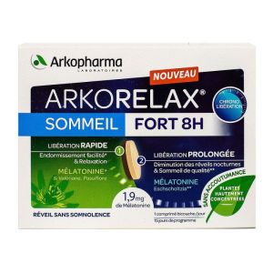 Arkorelax Sommeil Fort 8h Comprimés