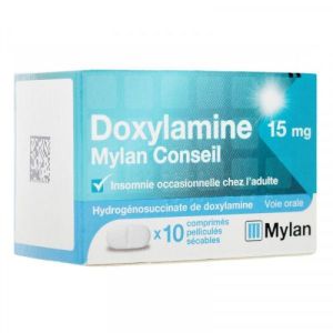 Doxylamine Mylan 15mg 10cp