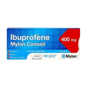 Ibuprofene Mylan 400mg Mylan