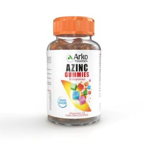 azinc gummies sans sucre 9 vitamines boite 60
