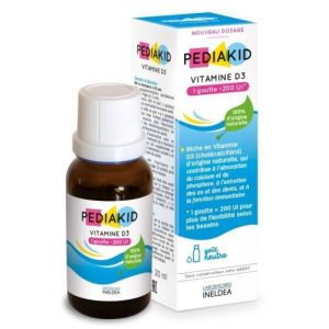 Pediakid Vit D3 VITAMINE D3 - 200UI  Flacon de 20 ml