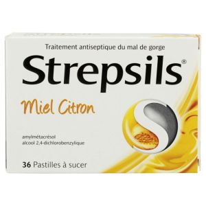 Strepsils Miel Citron Past 36