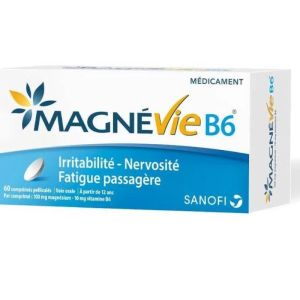 Magnévie B6 boite de 60 comprimés