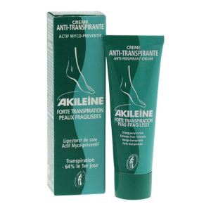 Akileine Crème anti-transpirantes