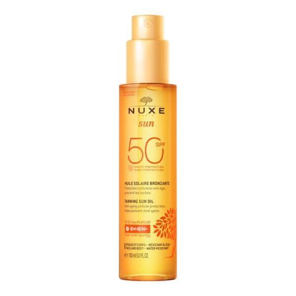 SUN huile solaire bronzante SPF50 150ml