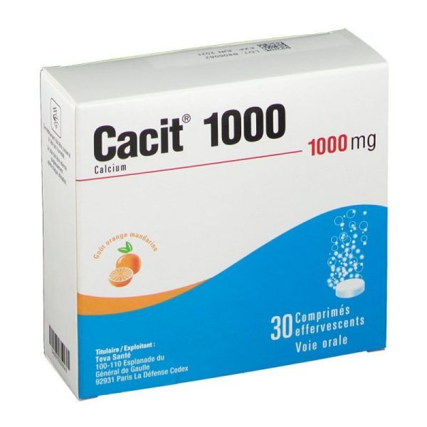 Cacit 1000mg Cpr Eff 30