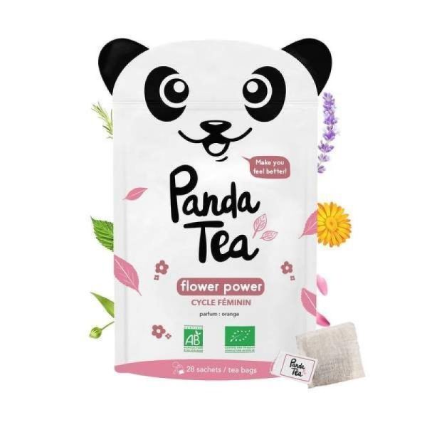 Panda Tea Flowerpower 28 sachets: Thé à base de plantes Bio