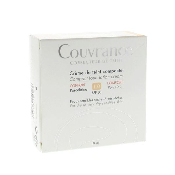 COUVRANCE Crème Compact Porcelaine confort 1.0 10g
