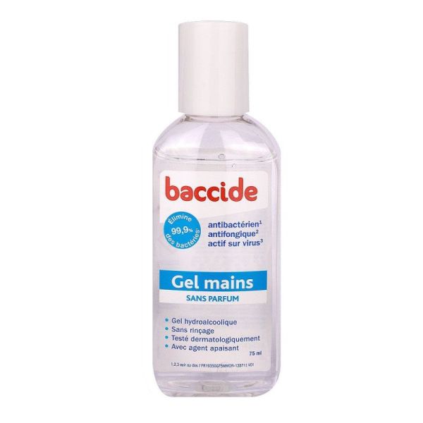 Baccide Gel Main S/parf 75ml